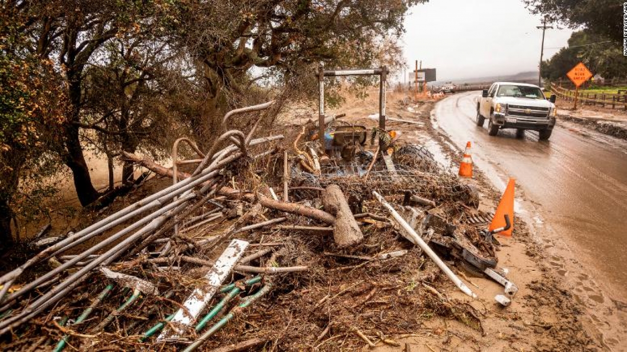 Mudslides Cause Mayhem As It Snows In Paradise