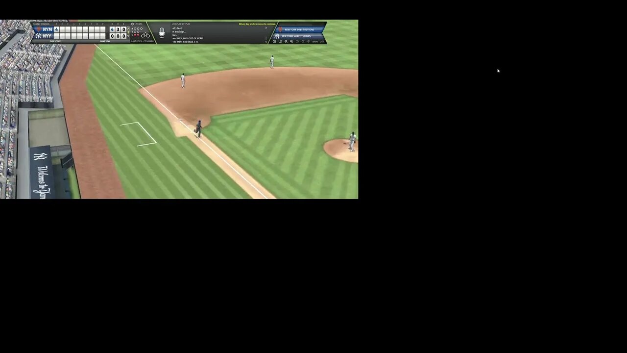 2010 Jason Bay Hits A 473 Foot Bomb In Yankee Stadium In OOTP 23