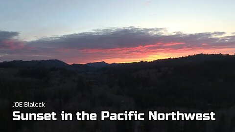 Sunset In The Pacific Northwest - Good Night World