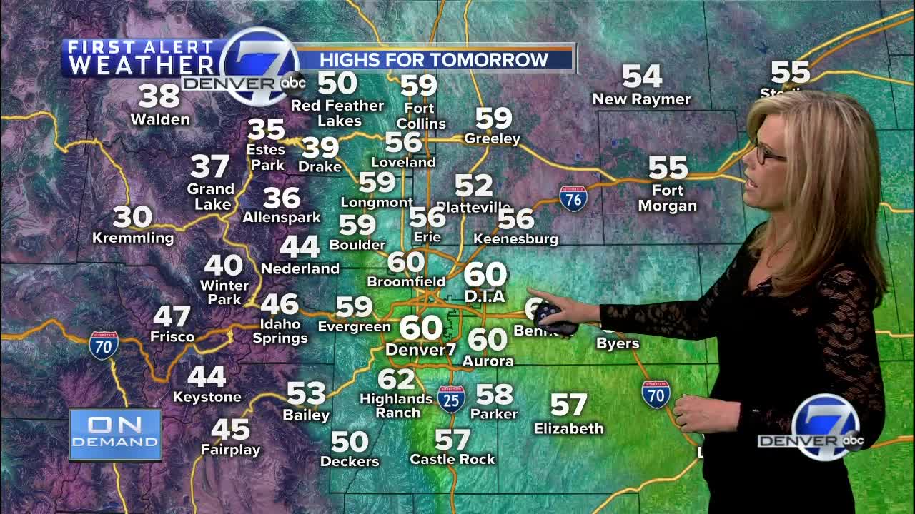 Saturday evening weather update