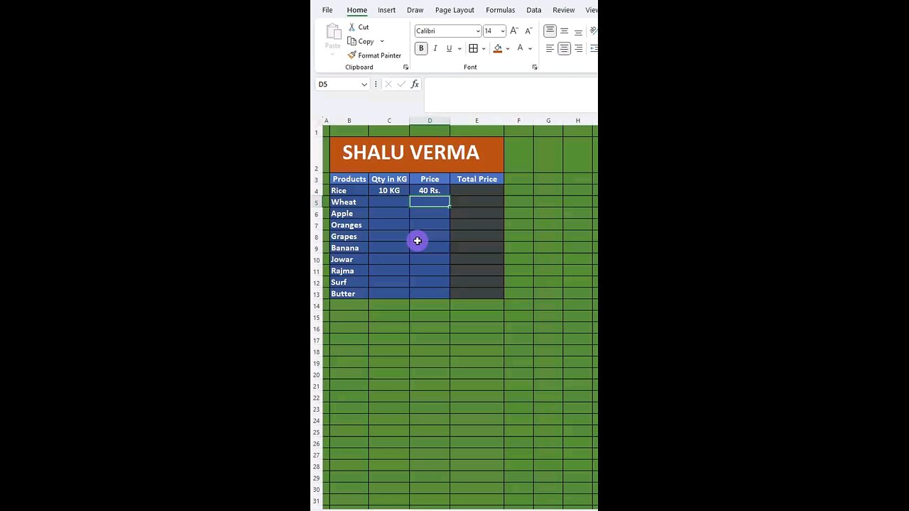 Master Multiplying Different Units in Excel! 📊 Excel Pro Tips #ExcelMagic #ShaluVermaClasses