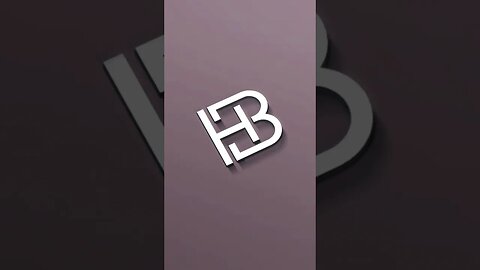 HB Logo Design Tutorial #shorts
