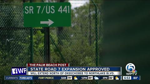 Controversial State Road 7 project approved by Army Corps