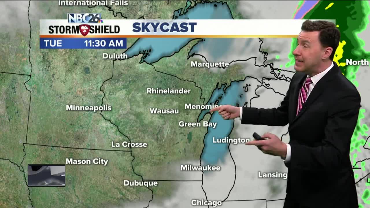 Michael Fish's NBC26 Storm Shield weather forecast