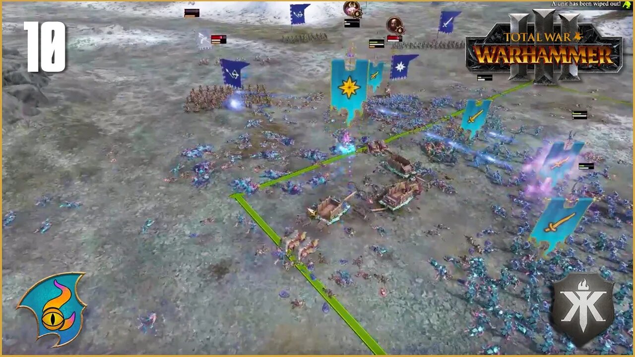 Herald of Tzeentch FLYING Circles Around Kostaltyn • Tzeentch vs Kislev • Land Battle #10