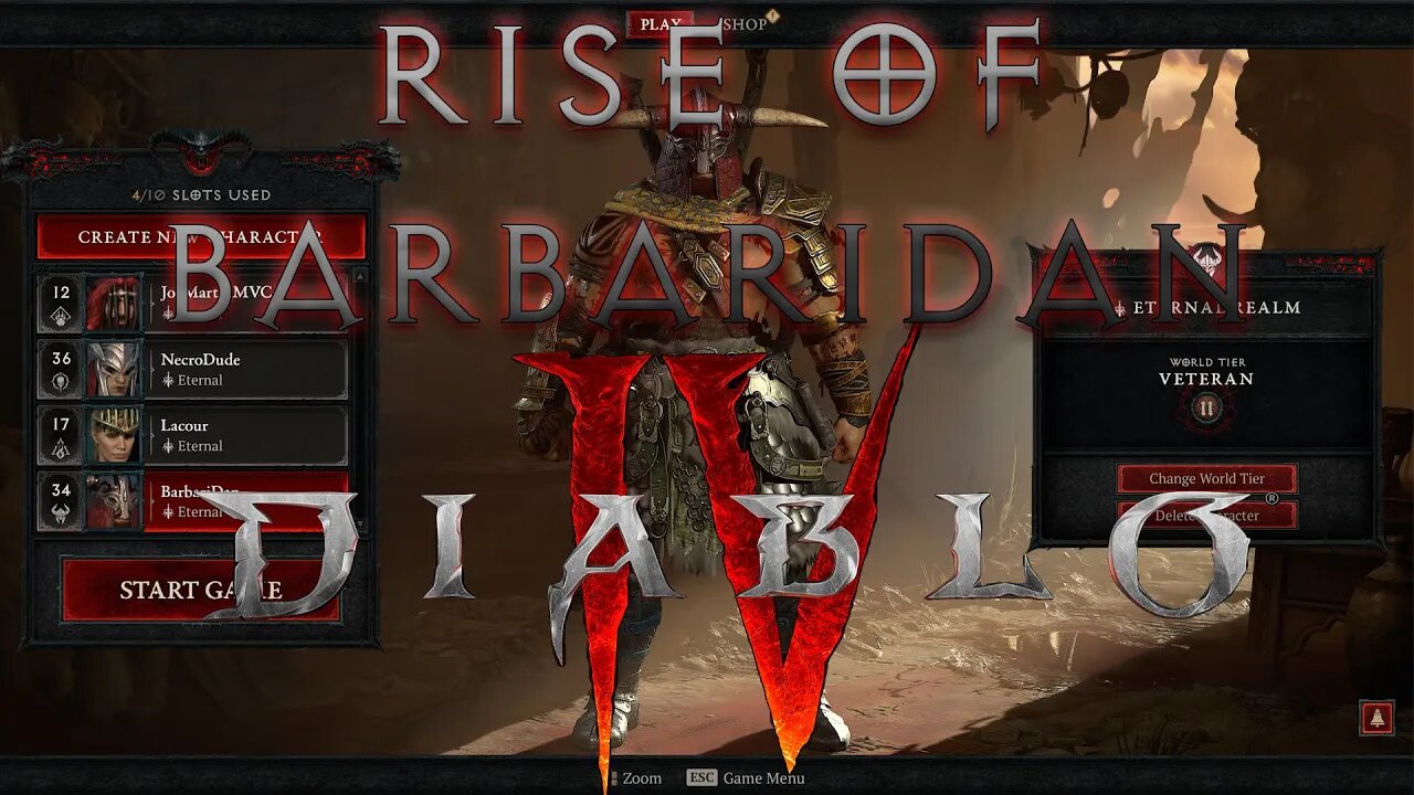 Diablo 4: Rise of BarbariDan