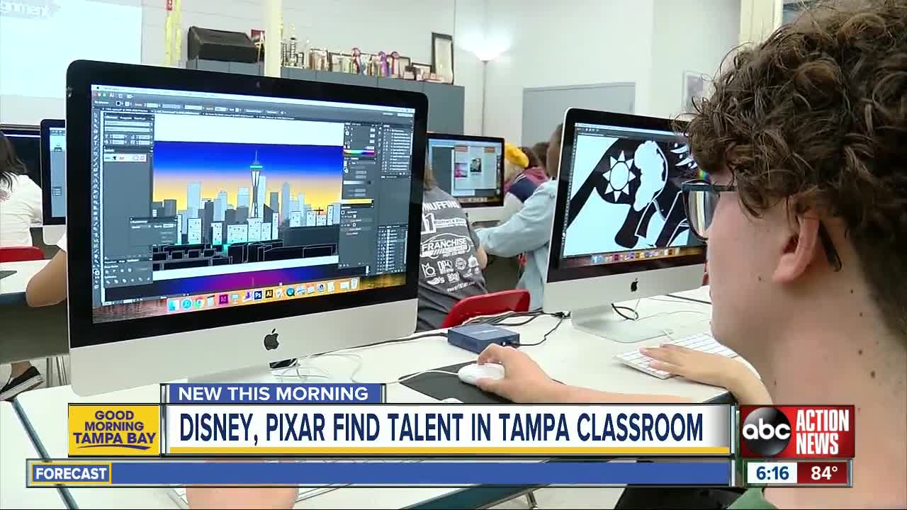 Tampa Bay Tech art program grads working at Pixar and Disney