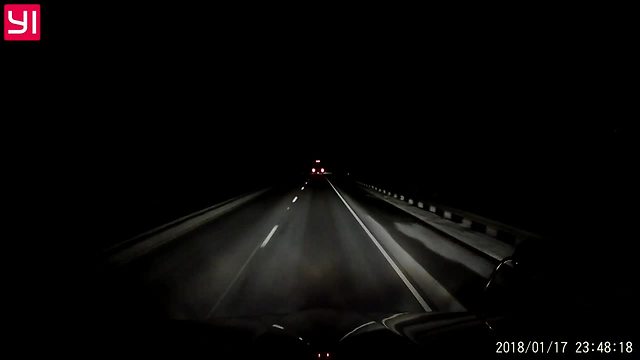 Tim meteor flash from dash cam