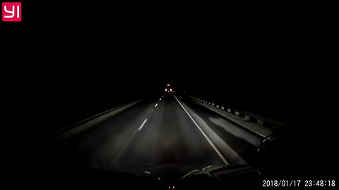 Tim meteor flash from dash cam