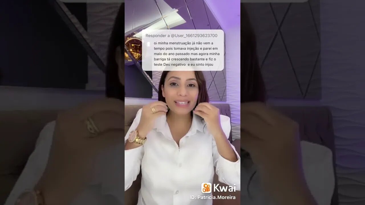 Minha barriga está crescendo e sinto enjoo, porém fiz o teste e deu negativo