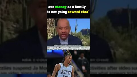 our money as a family is not going toward that”