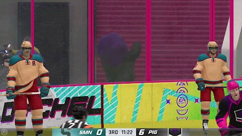 NHL 22 - Break out leading to Snipe