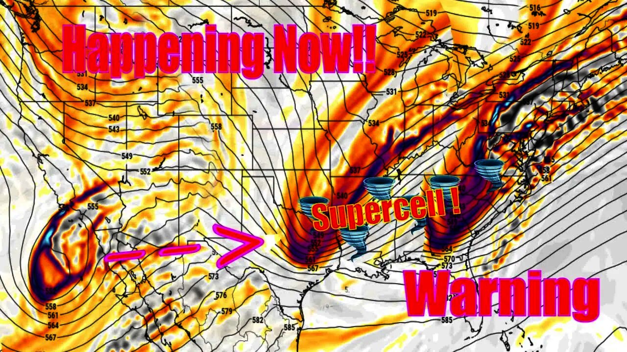 Tornadoes & Supercells! High Impact Severe Weather Event Today & tomorrow - The WeatherMan Plus