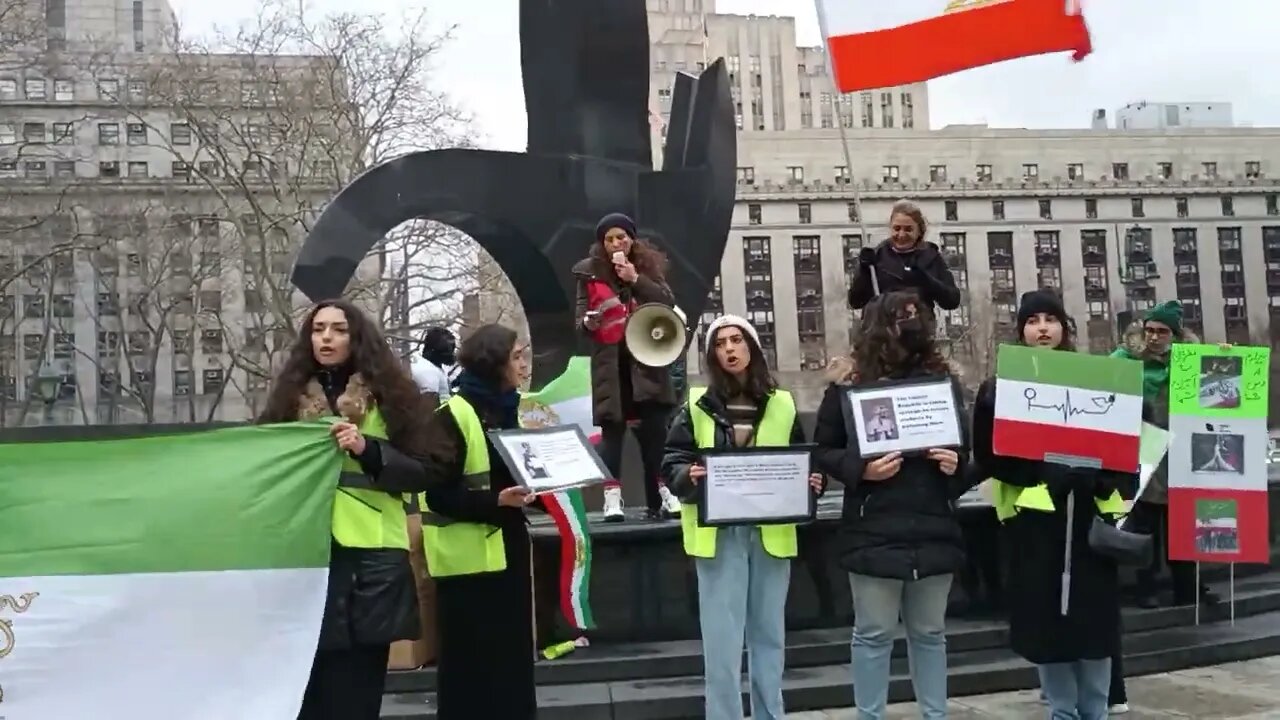 They are Poisoning our GirlsProtesting Systematic Attacks on Iranian Children Foley Square @WLFnyc