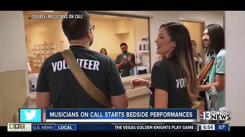 Musicians on Call begins bedside performance program in Las Vegas