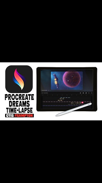 REMOTE MOON Procreate Dreams Time-Lapse!