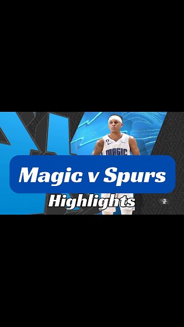NBA's Upcoming Orlando Magic and San Antonio Spurs Highlights (NBA 2K24) (PS5, HDR, SPORTS GAMEPLAY)