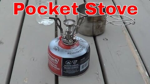 Propane Pocket Stove