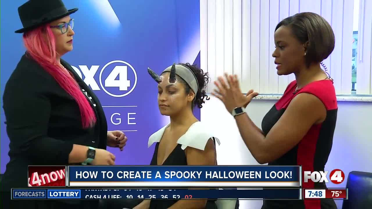 Using latex items for a creepy Halloween look