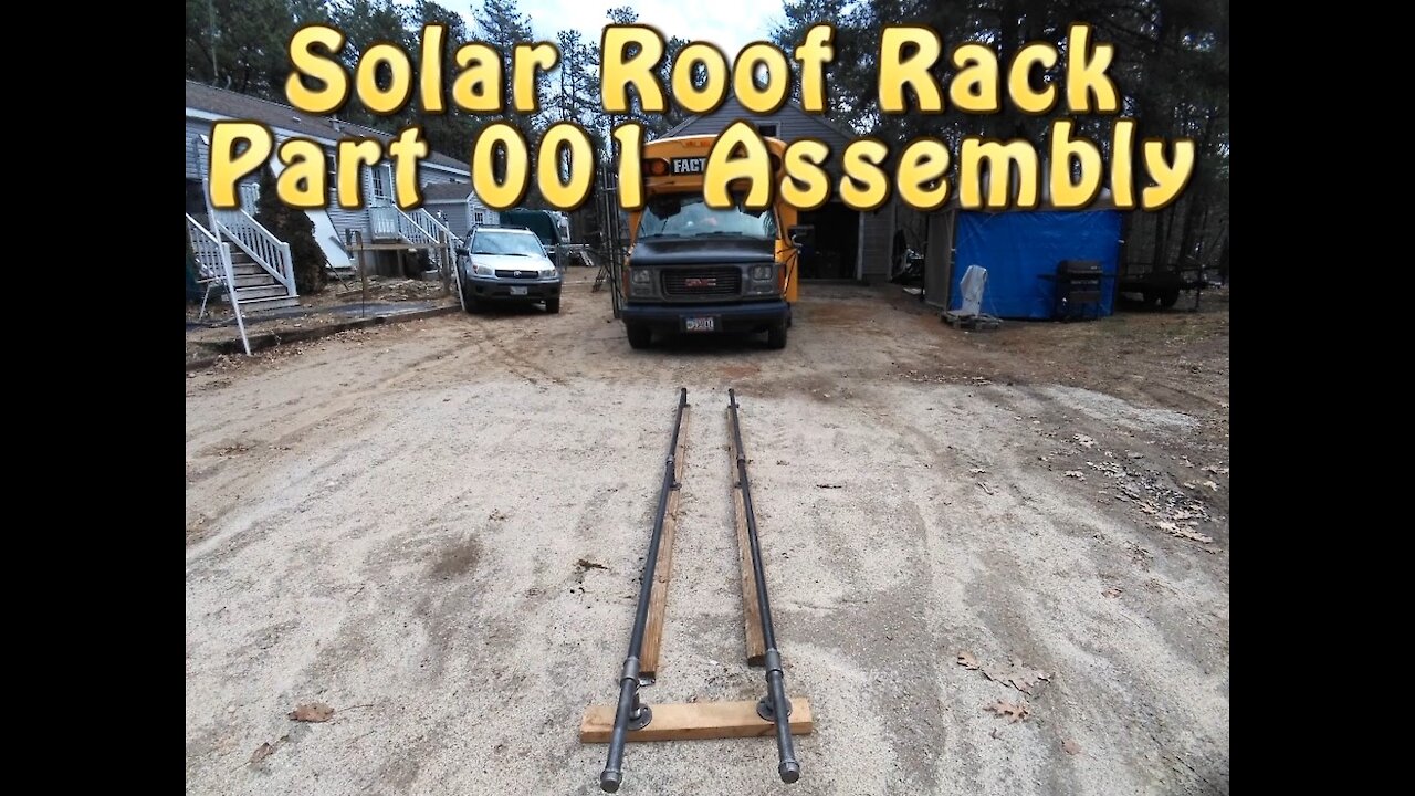 Shortbus Conversion to RV, Solar Rack