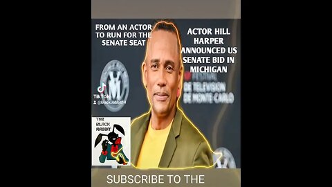 ACTOR HILL HARPER ANNOUNCED US SENATE BID IN MICHIGAN