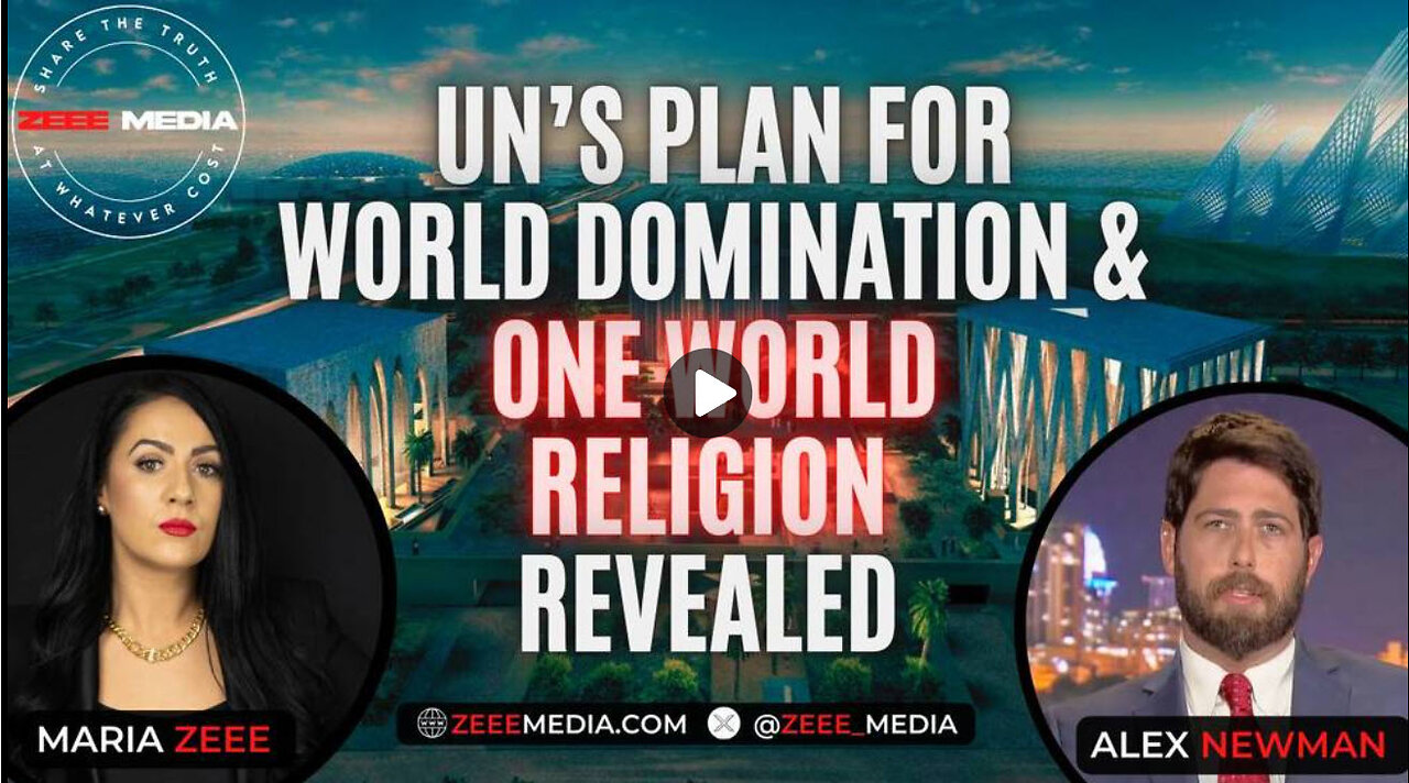 ALEX NEWMAN! UN PLAN 1 WORLD ORDER!