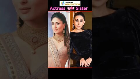 Who Are the Most Influential Actresses and Their Sisters? 🥰💕#shorts #youtubeshorts #actress #sister