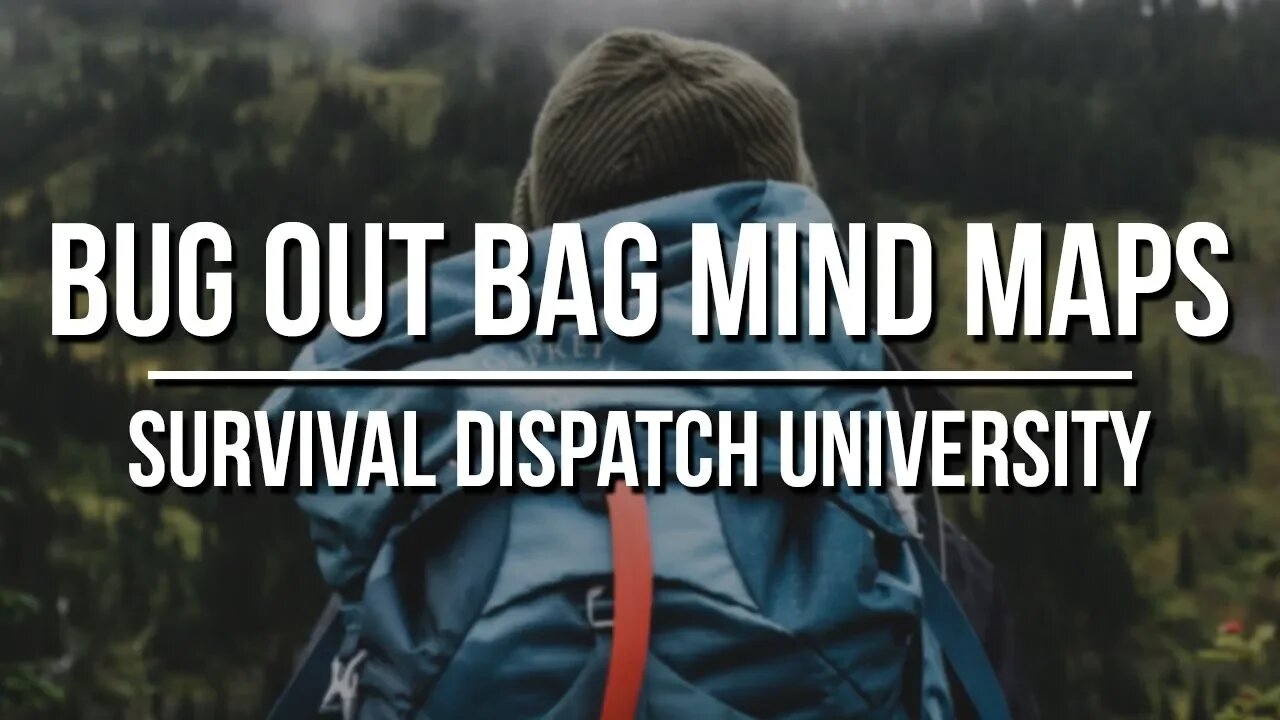 Get Home Bag and Bug Out Bag Mind Maps