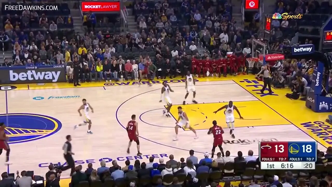 Golden State Warriors vs Miami Heat Full Game Highlights Oct 27, 2022 FreeDawkins 7