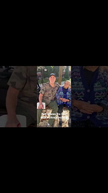 Ron shares his love with a Ukrainian lady