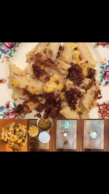 Spiced Up Antique Vegetarian Recipe: Curried Macaroni and Corn (1910)