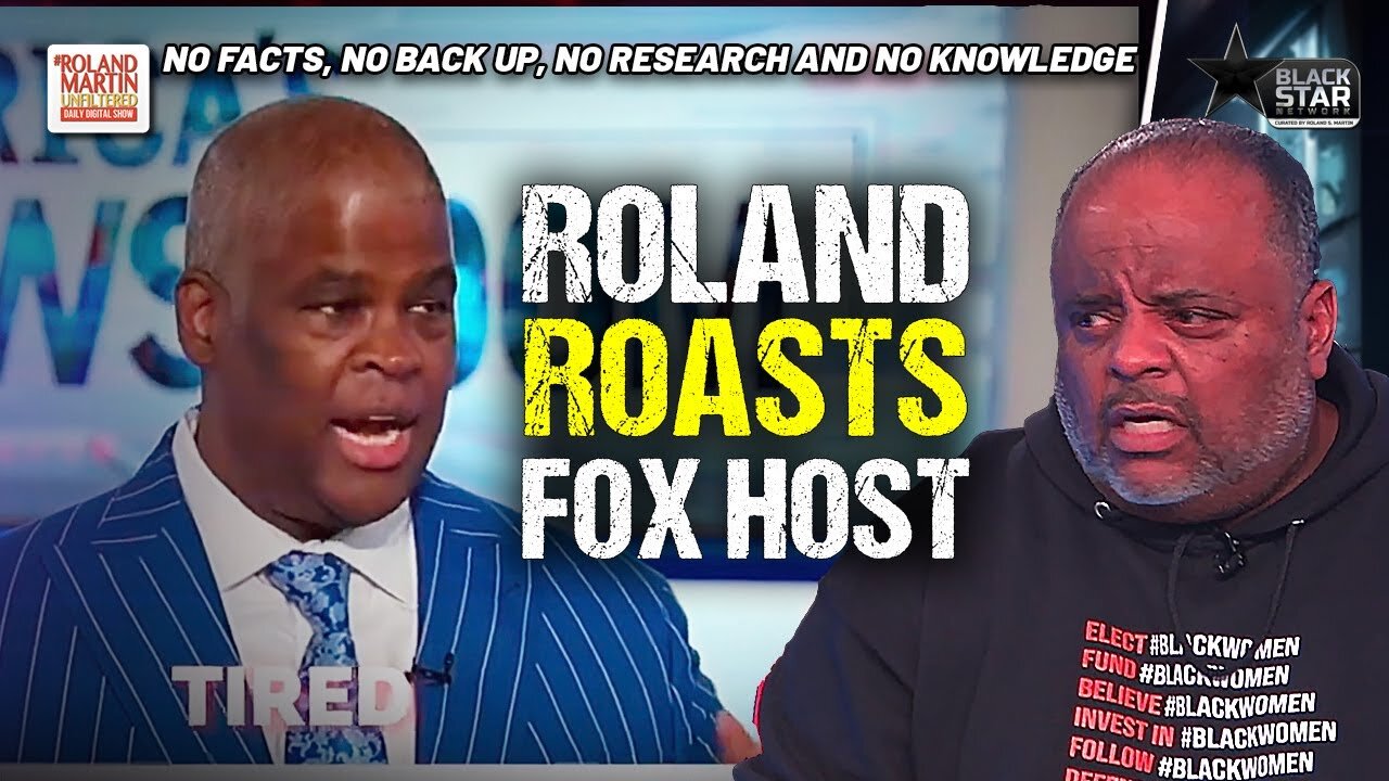 Roland ROASTS Fox News host for ripping VP Harris' Black male plan