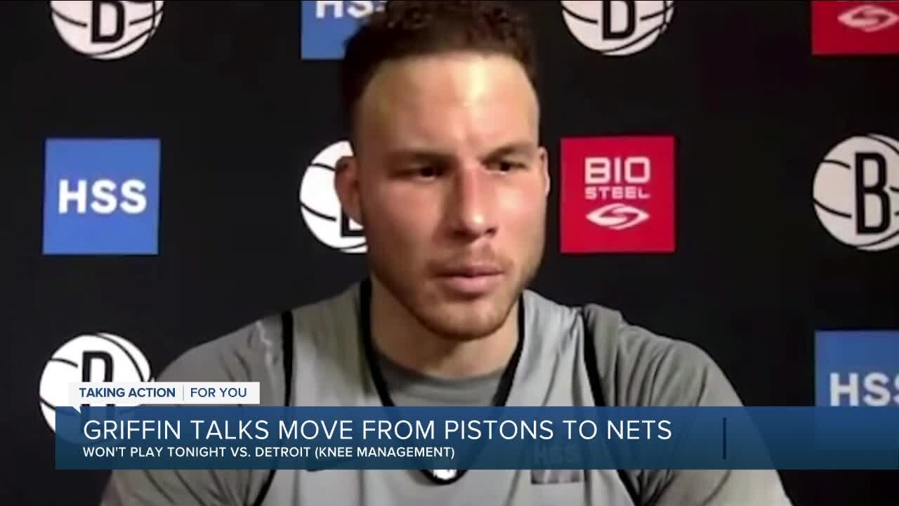 Blake Griffin talks differences in playing for Pistons, Nets