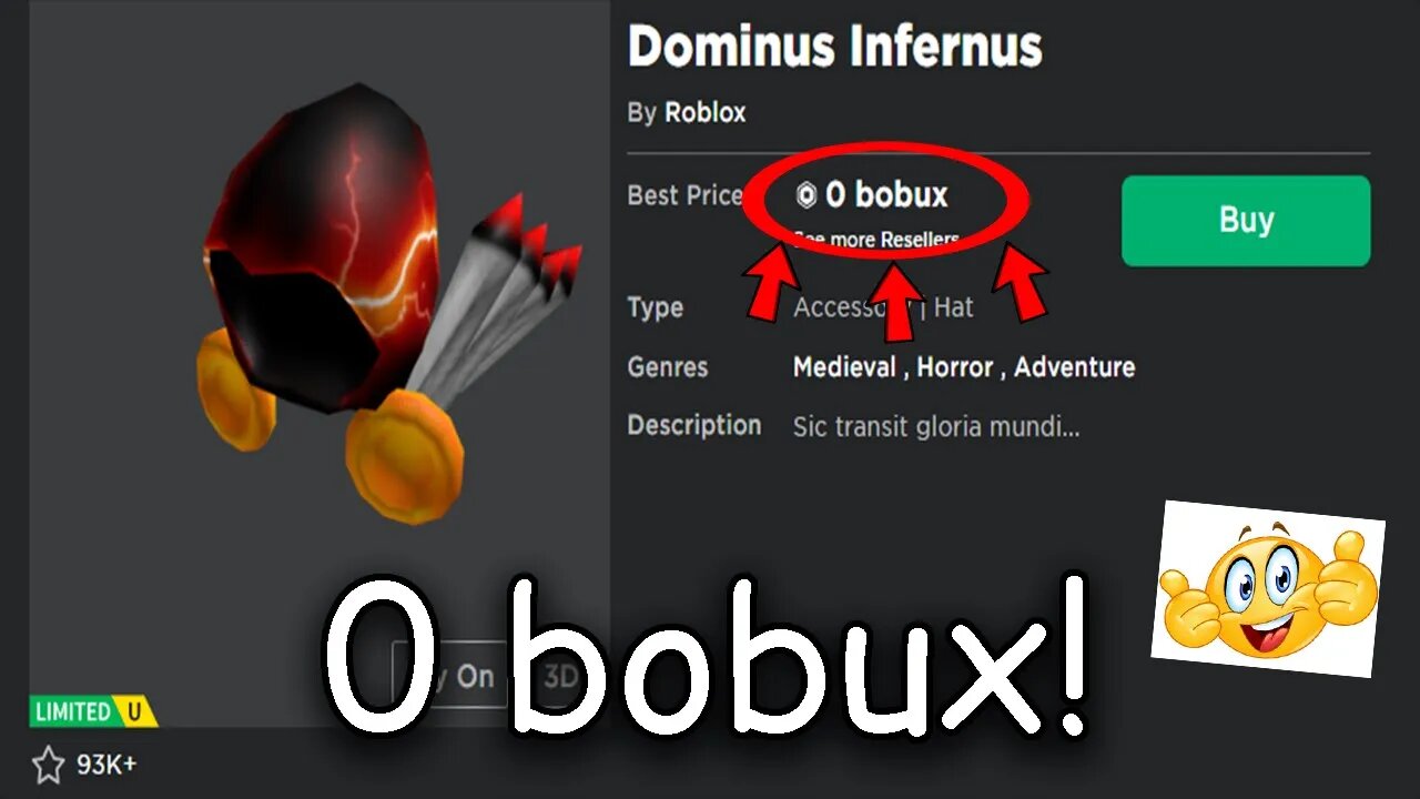 HOW TO GET ANY LIMITED ON ROBLOX FOR 0 BOBUX!