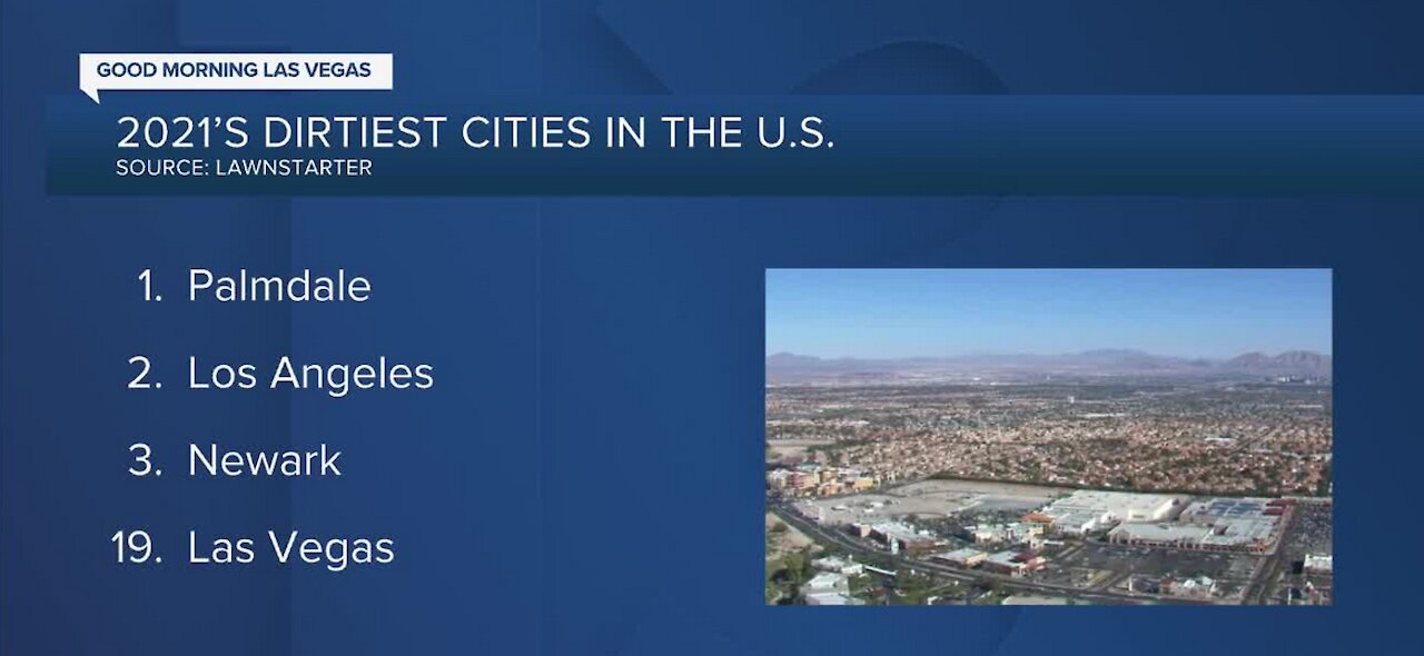 Las Vegas ranks among dirtiest cities in America, report says