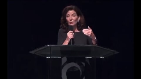 NY Governor Hochul: "The vaccine comes from God"