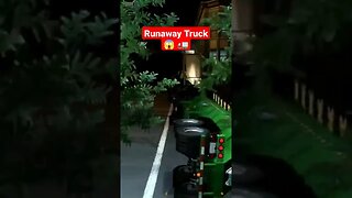 Runaway Truck CRASH #truck #crash #shorts #viral