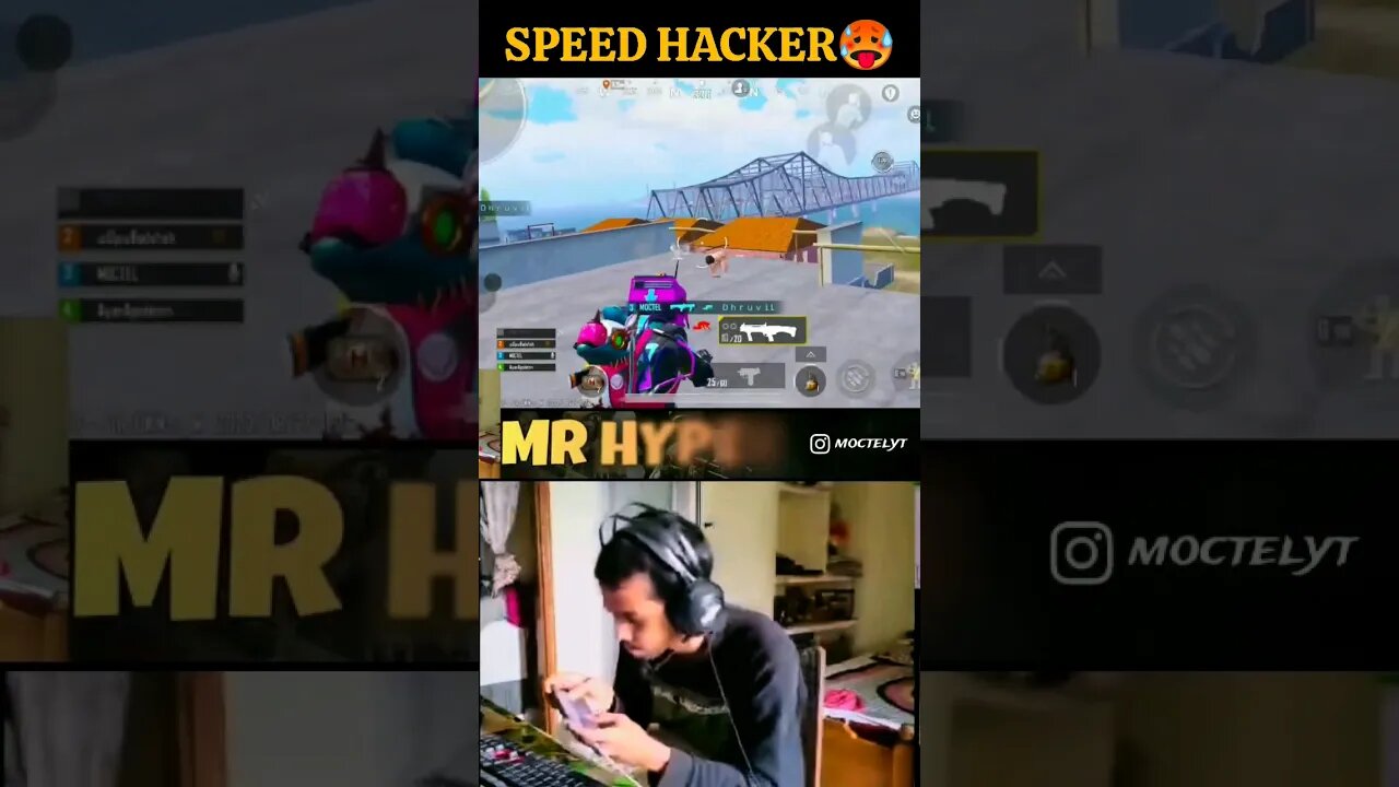 I Killed a Speed Hacker 🥵 #bgmi #shortsvideo #pubgshorts #hackersinbgmi