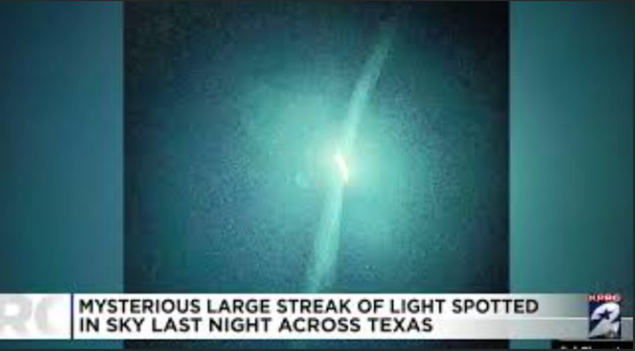 Fireball caught on camera in sky over Texas