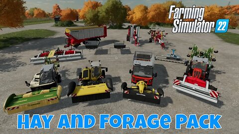 Hay and Forage Pack DLC First Look | Farming Simulator 22