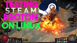 Testing Steam Play Proton and DXVK Deadlight and Path of Exile on Linux