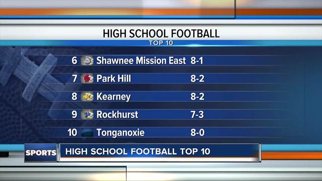 Top 10 high school football teams in Kansas City: October 27