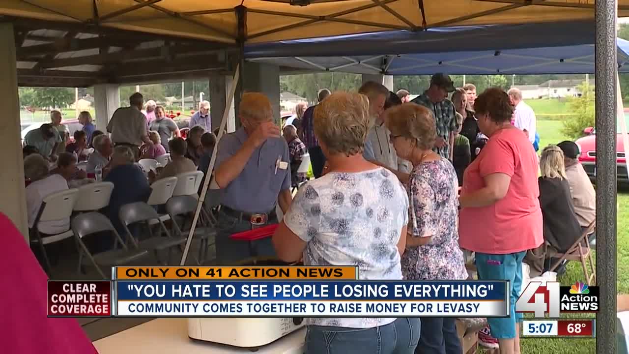 Community comes together to raise money for Levasy