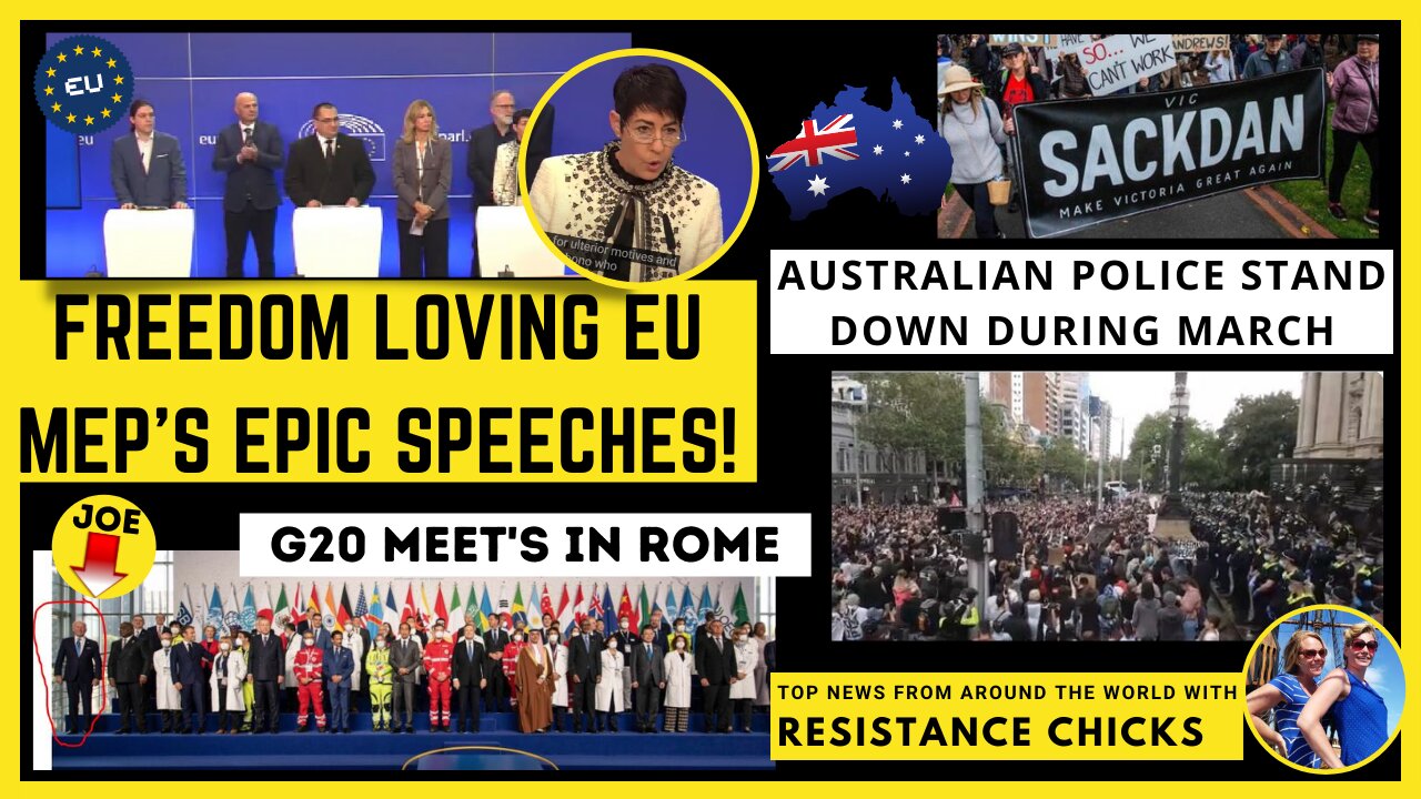 Must Watch! Freedom Loving EU MEP's Epic Speeches! Plus TOP World News 10/31/21