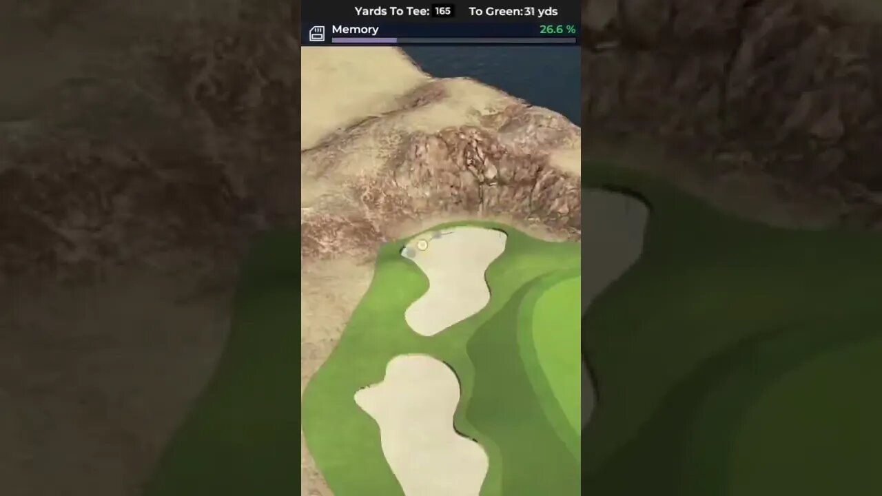 Par 3 hole design in 45 seconds #pga2k21 #golfcoursedesign #pga2k23