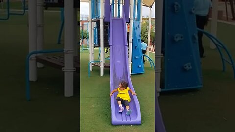 Sadie, Tasha, TJ on the Slide