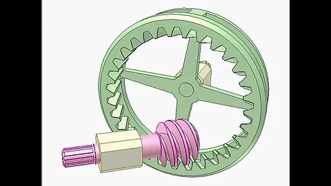 2433 Worm and internal gear
