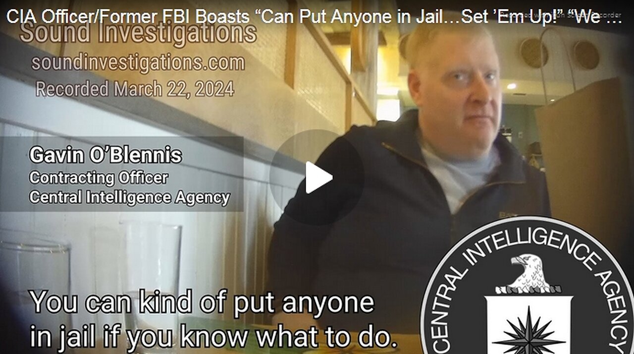 UNDERCOVER VIDEOS THAT CIA-FBI & "CIVIL" CONTRATORS ARE ENTRAPPING PATRIOTS W/ LAW ENFORCEMENT TO STEAL PROPERTY, MONEY TO DESTROY & SHUT THEM UP - 8 mins.