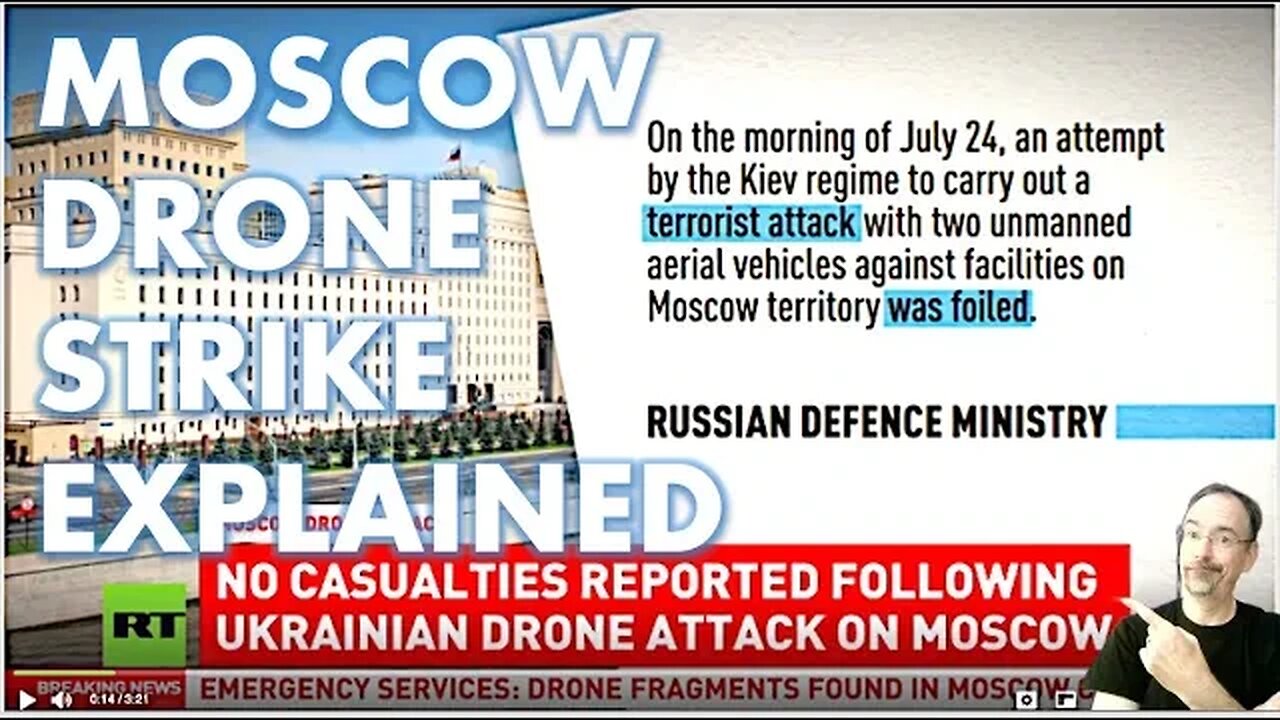 Today's Drone Strike in Moscow Explained