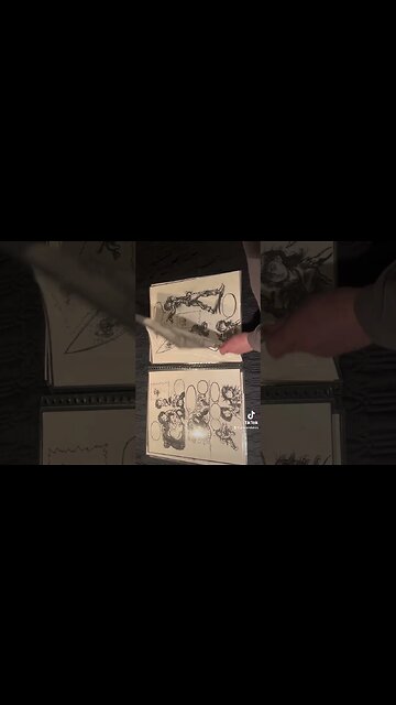 Flipping through art for my #graphicnovel